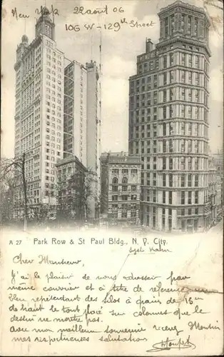 Park Row St Paul Building / United States /