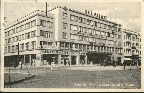 Stettin Westpommern Paradeplatz Ufa Palast / Szczecin /
