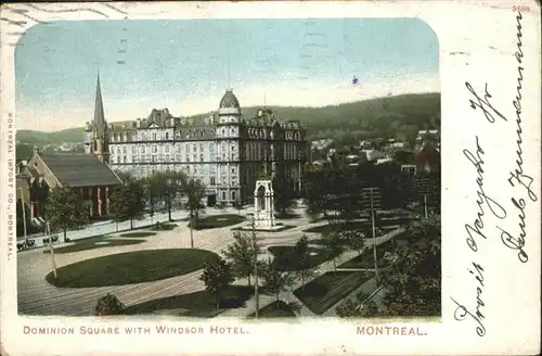 Montreal Quebec Windsor Hotel  / Montreal /