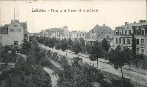 Zuellichau Ostbrandenburg Kaiser Wilhelm Strasse  / Sulechow /