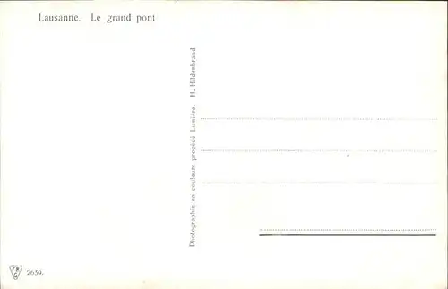 Lausanne VD Grand Pont / Lausanne /Bz. Lausanne City