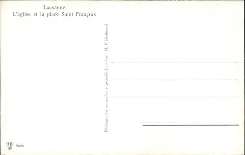 Lausanne VD Place Saint Francois Strassenbahn  / Lausanne /Bz. Lausanne City