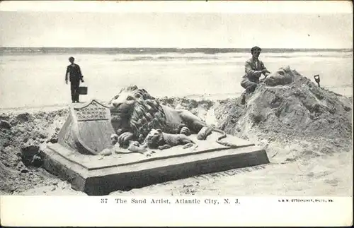 Atlantic City New Jersey Sand Artist Loewe / Atlantic City /