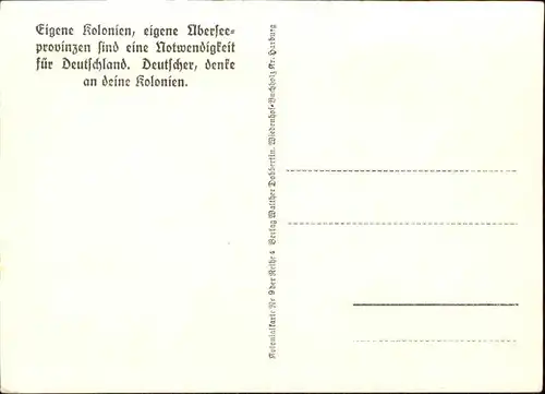 Deutsch-Ostafrika Gummipflanzung / Deutsch-Ostafrika /