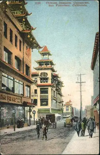 San Francisco California Chinese Bazaars / San Francisco /
