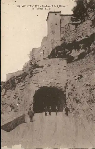 Constantine Boulevard de l'Abime Tunnel / Algerien /