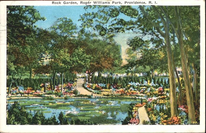 Providence Rhode Island Rock Garden Roger Williams Park