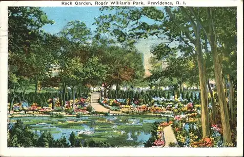 Providence Rhode Island Rock Garden Roger Williams Park / Providence /