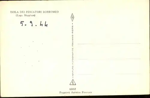 Isola Dei Pescatori Borromeo Lago Maggiore / Lago Maggiore /