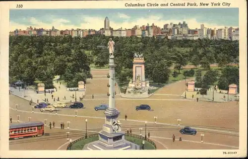 New York City Columbus Circle Central Park / New York /
