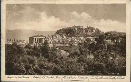 Athenes Akropolis Theseustempel / Griechenland /Griechenland