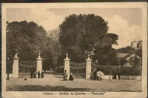 Lisboa Jardim Estrella Entrada / Portugal /