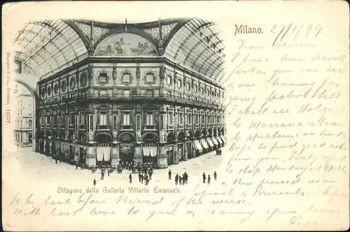 Milano Ottagono Galleria Vittorio Emanuele  / Italien /