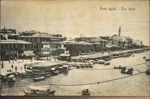 Port Said Quai Schiff  / Port Said /