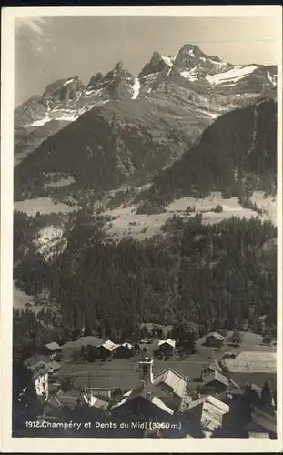 Champery Dents du Midi / Champery /Bz. Monthey