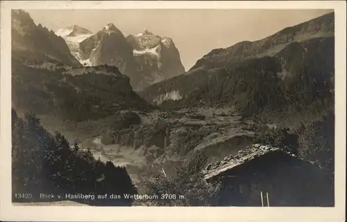 Hasliberg Wetterhorn / Meiringen /Bz. Oberhasli