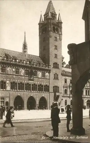 Basel BS Marktplatz Rathaus  / Basel /Bz. Basel Stadt City