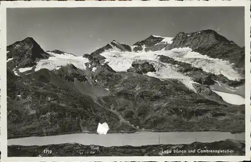 Cambrena Gletscher Lago Bianco / Cambrena /Rg. Adda