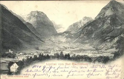 Linthal Glarus  / Linthal /Bz. Glarus