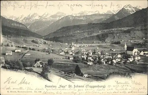 Nesslau St Johann / Nesslau /Bz. Toggenburg