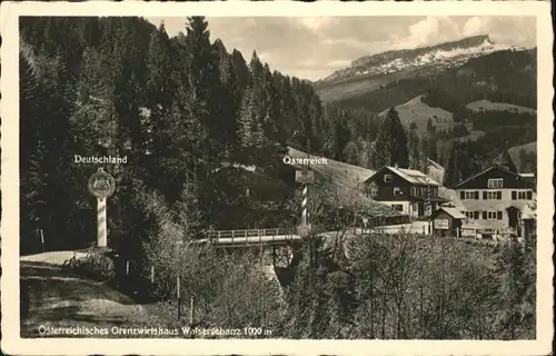 Riezlern Kleinwalsertal Vorarlberg Grenzwirtschaft Walserschanz / Mittelberg /Bregenz