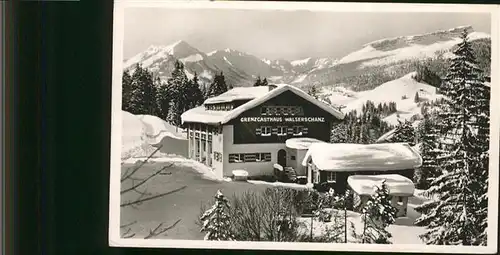 Riezlern Kleinwalsertal Vorarlberg Grenz Gasthaus Walserschanz / Mittelberg /Bregenz