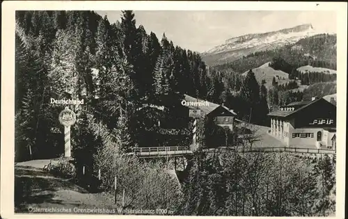 Riezlern Kleinwalsertal Vorarlberg Renzwirtshaus Walserschanz / Mittelberg /Bregenz