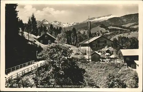 Walserschanz Kleinwalsertal Grenzwirtshaus  /  /