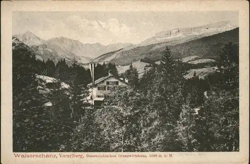 Walserschanz Kleinwalsertal Grenzwirtshaus  /  /