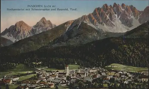 Innichen Hochpustertal Schusterspitze Haunold Tirol / Italien /Italien