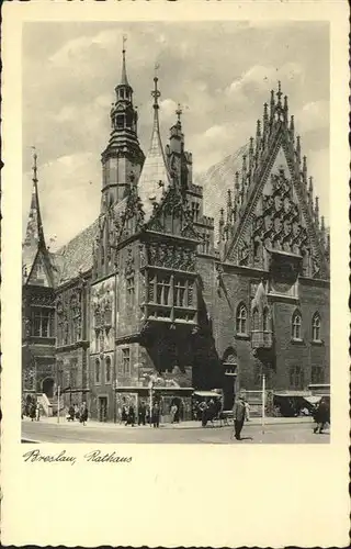 Breslau Niederschlesien Rathaus  / Wroclaw /