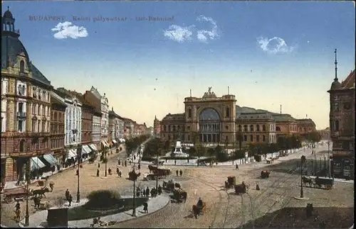 Budapest Ost Bahnhof Kutsche  / Budapest /