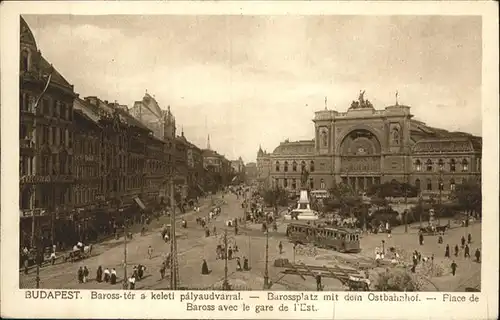 Budapest Barossplatz Ostbahnhof Strassenbahn  / Budapest /