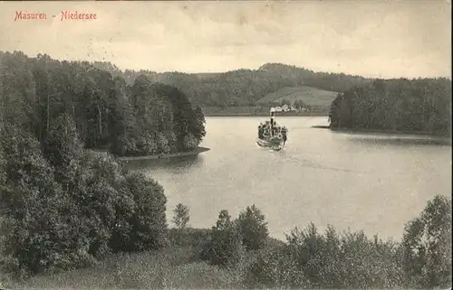 Masuren Niedersee Schiff / Polen /Polen