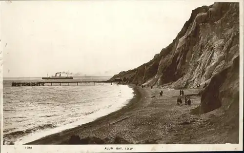 Alum Bay Isle of Wight Strand Beach / Grossbritannien /