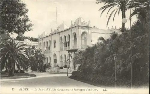 Alger Algerien Le Palais d Ete du Gouverneur a Mustapha-Superieur / Algier Algerien /