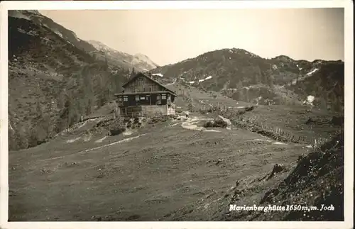 Jochpass Marienberghuette 1650 m. / Jochpass /Rg. Engelberg