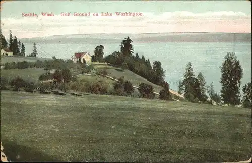 Seattle Golf Ground on Lake Washington / Seattle /