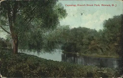 Brook Park Newark N. J. Canoeing Branch / Brook Park /