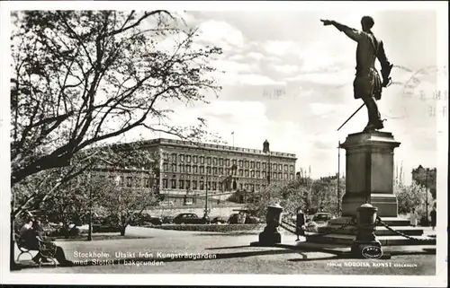 Stockholm Kunsgstradgarden Denkmal / Stockholm /