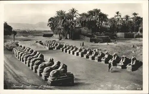 Karnak Egypt Avenue of Sphinxes /  /