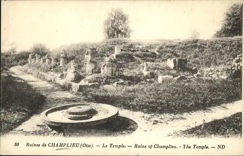 Champlieu Ruines de Champlieu Le Temple / Orrouy /Arrond. de Senlis