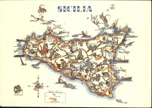 Sizilien Isole Pelagie Sicilia / Sicilia Italien /