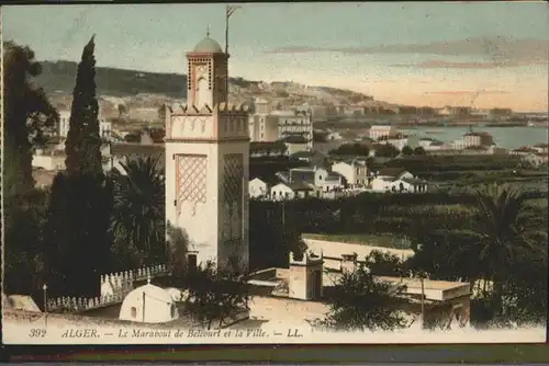 Alger Algerien Le Maravout de Belcourt et la Ville  / Algier Algerien /