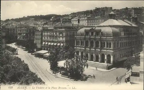 Alger Algerien Le Theatre et la Place Bresson Theater / Algier Algerien /