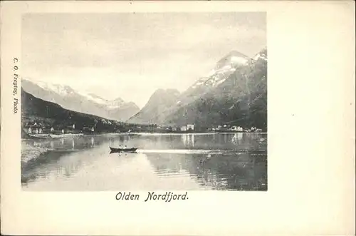 Nordfjord Norwegen Olden Boot / Norwegen /