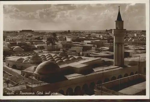Tripoli Panorama Citta indigena / Libyen /
