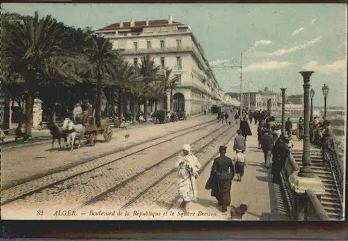 Alger Algerien Boulevard de la Republique Square Bresson / Algier Algerien /