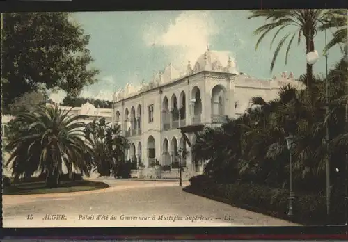 Alger Algerien Palais d ele du Gouverneur Mustapha Superieur / Algier Algerien /