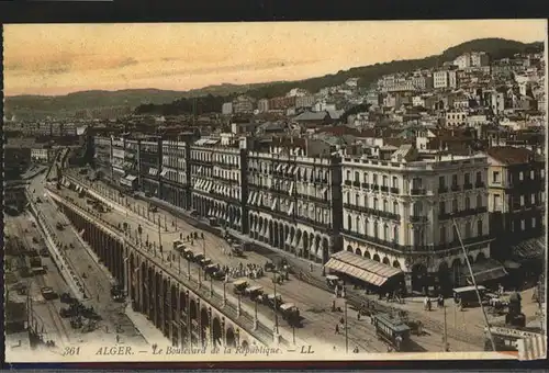 Alger Algerien Le Boulevard de la Republique / Algier Algerien /